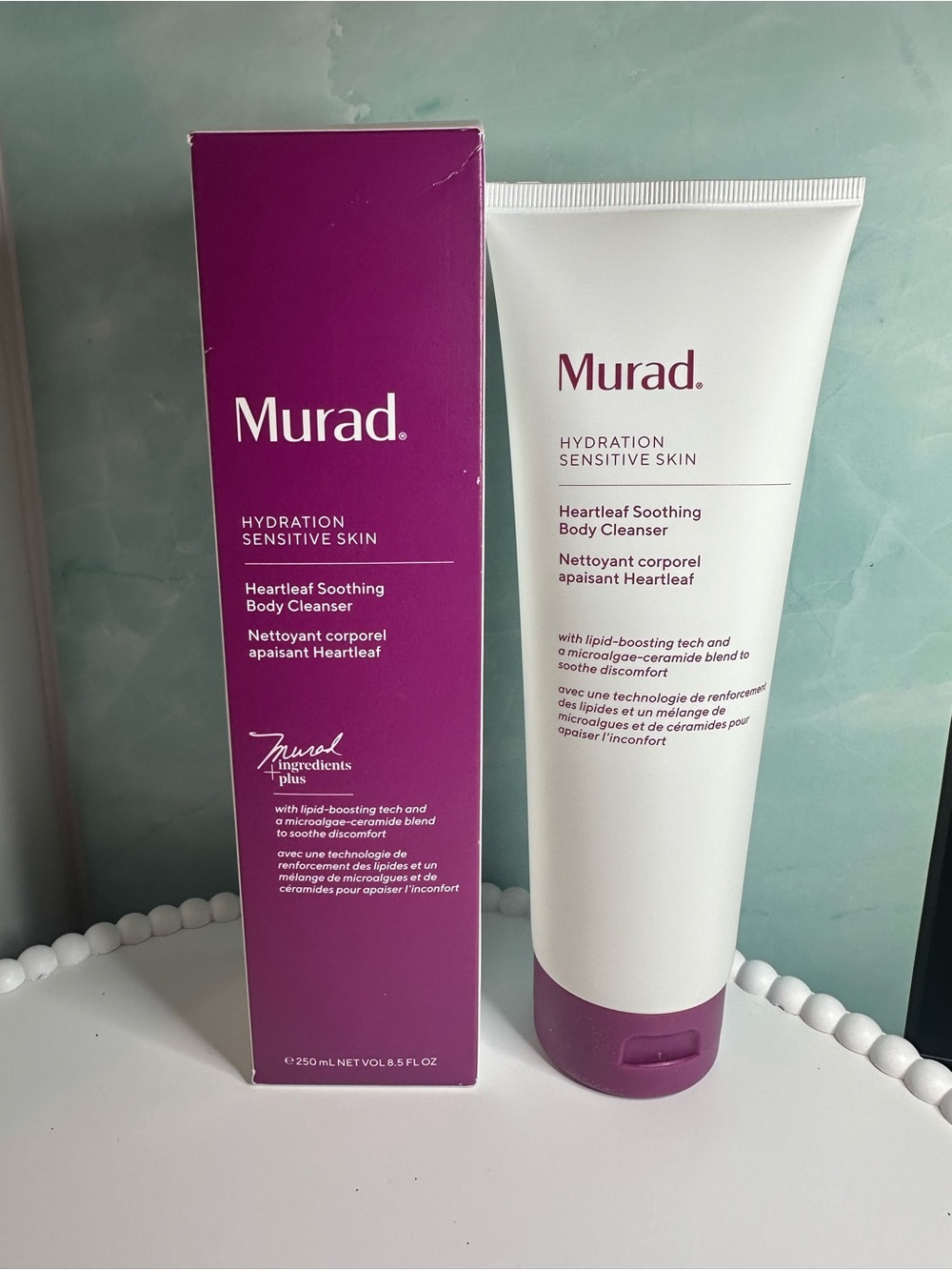 MURAD Heartleaf Hydrating Soothing Body Cleanser Sensitive Skin 8.5oz/250ml NIB